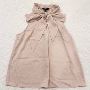 Express Sleeveless Bow Tie Blouse